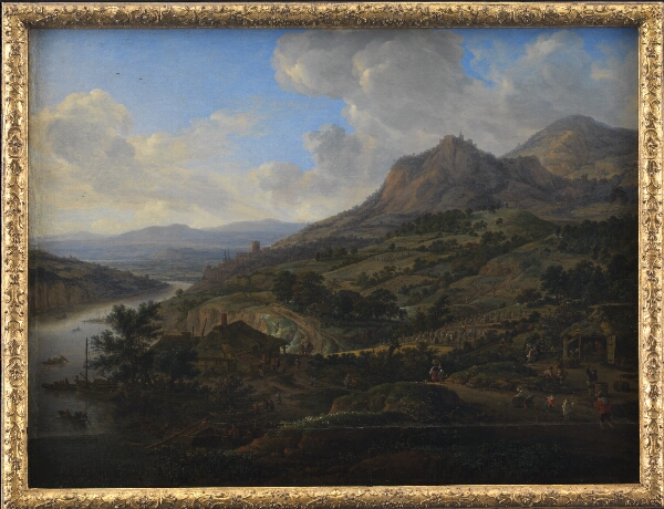 Herman Saftleven, Vinhøst ved Rhinen