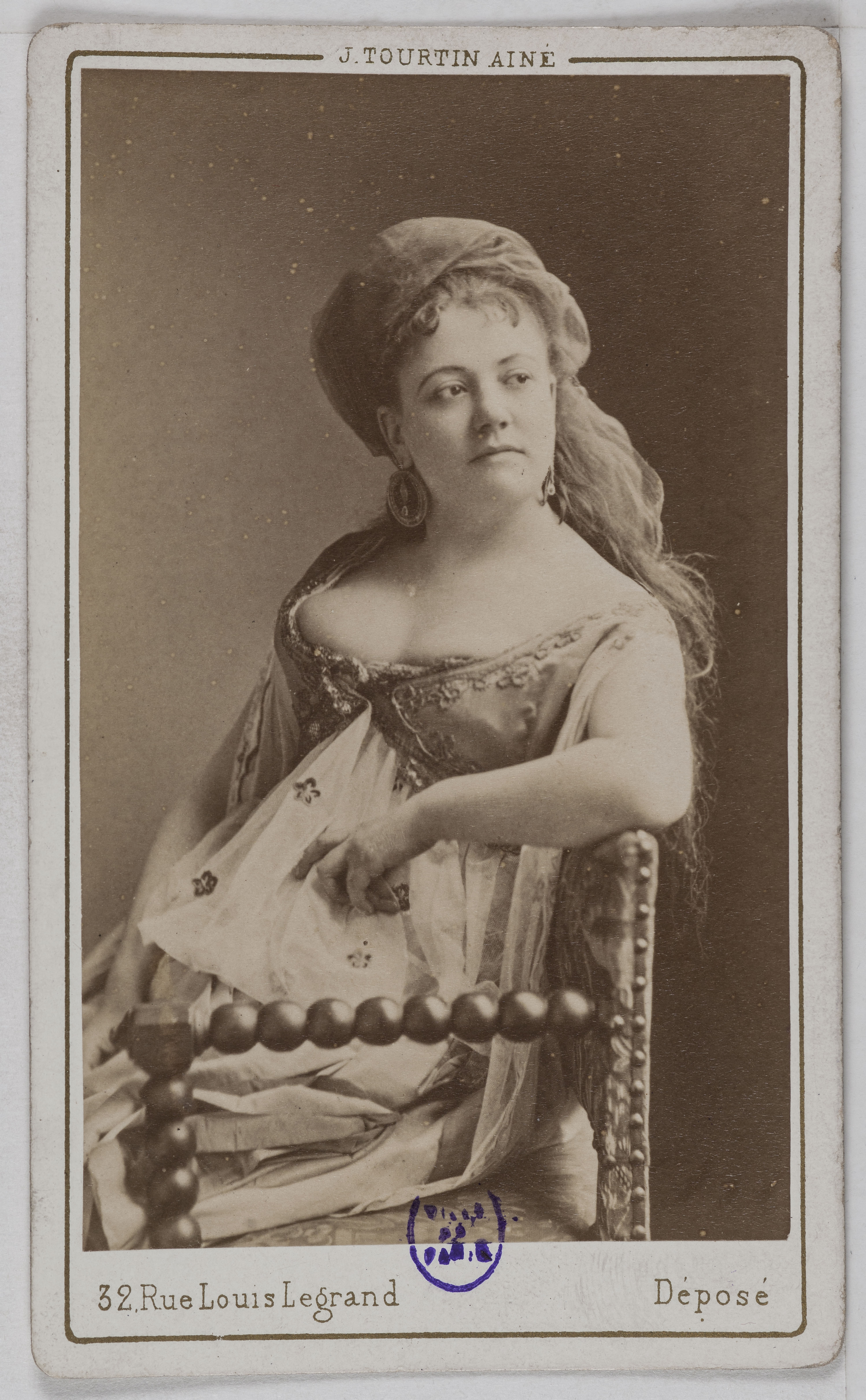 Joseph Tourtin, Portrait de Maria, (actrice)