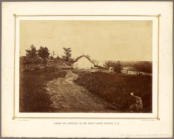 Alexander Gardner, [Indian Farm on the Delaware Reservation, Kansas]