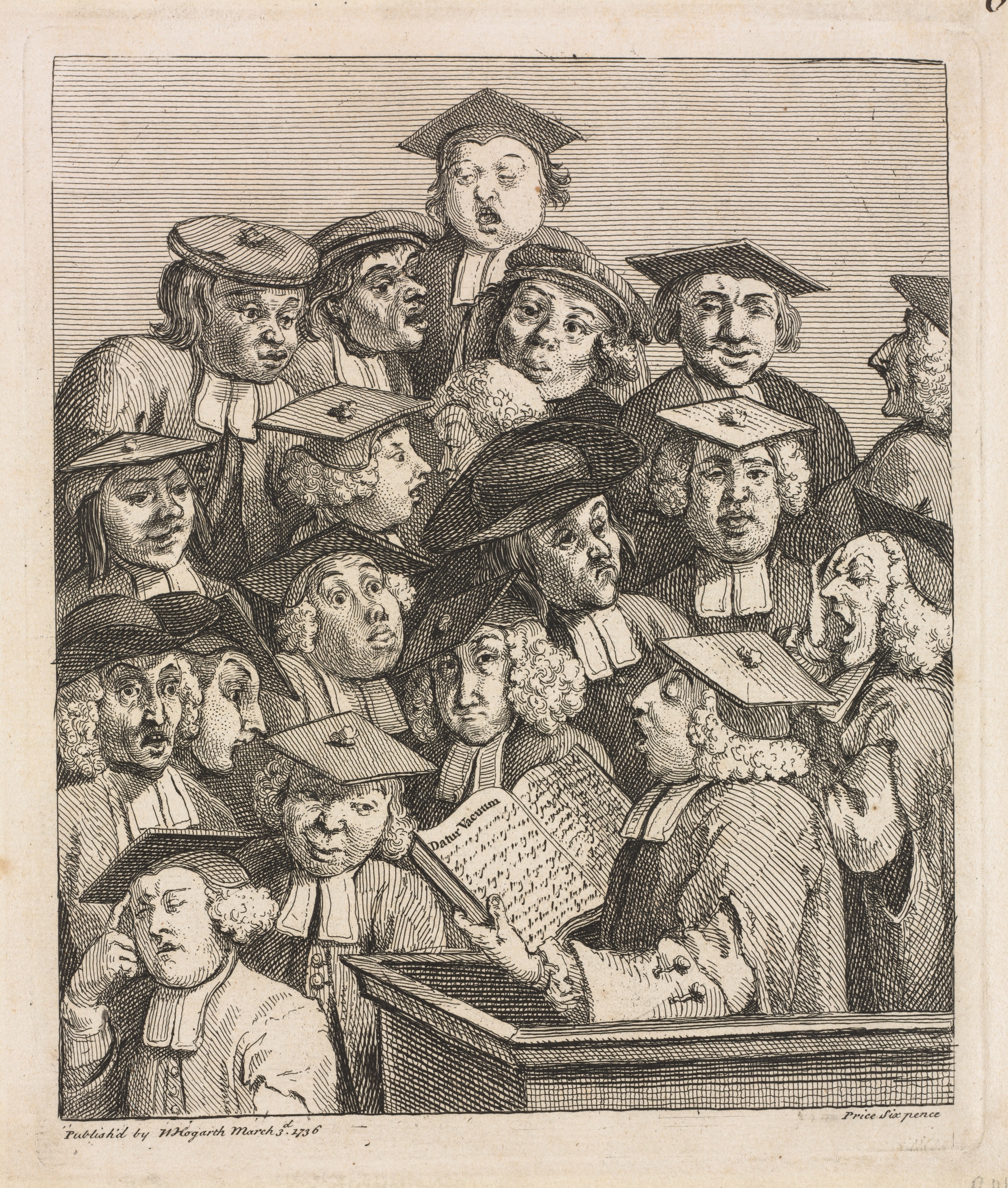 William Hogarth, Scholars at a Lecture