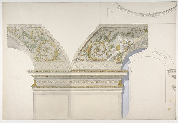 Jules-Edmond-Charles Lachaise, Design for Coving, Hotel de Trevise