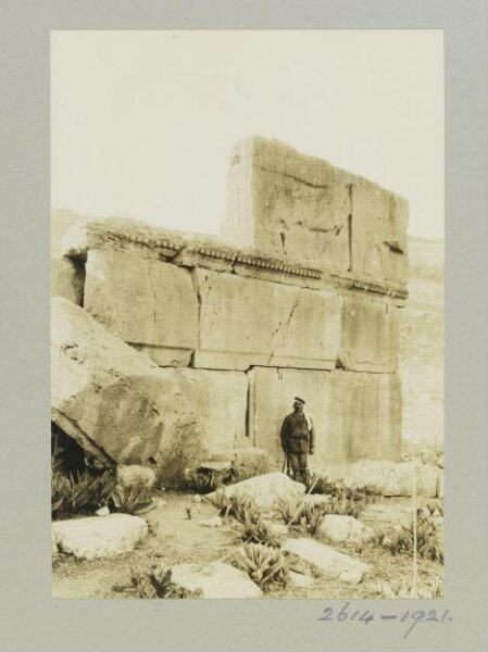 K.A.C. Creswell, The North end Frieze of the Palace of Iraq al-Amir, Jordan