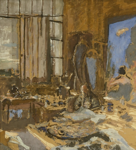 Edouard Vuillard, Maquette pour un portrait de K.X. Roussel