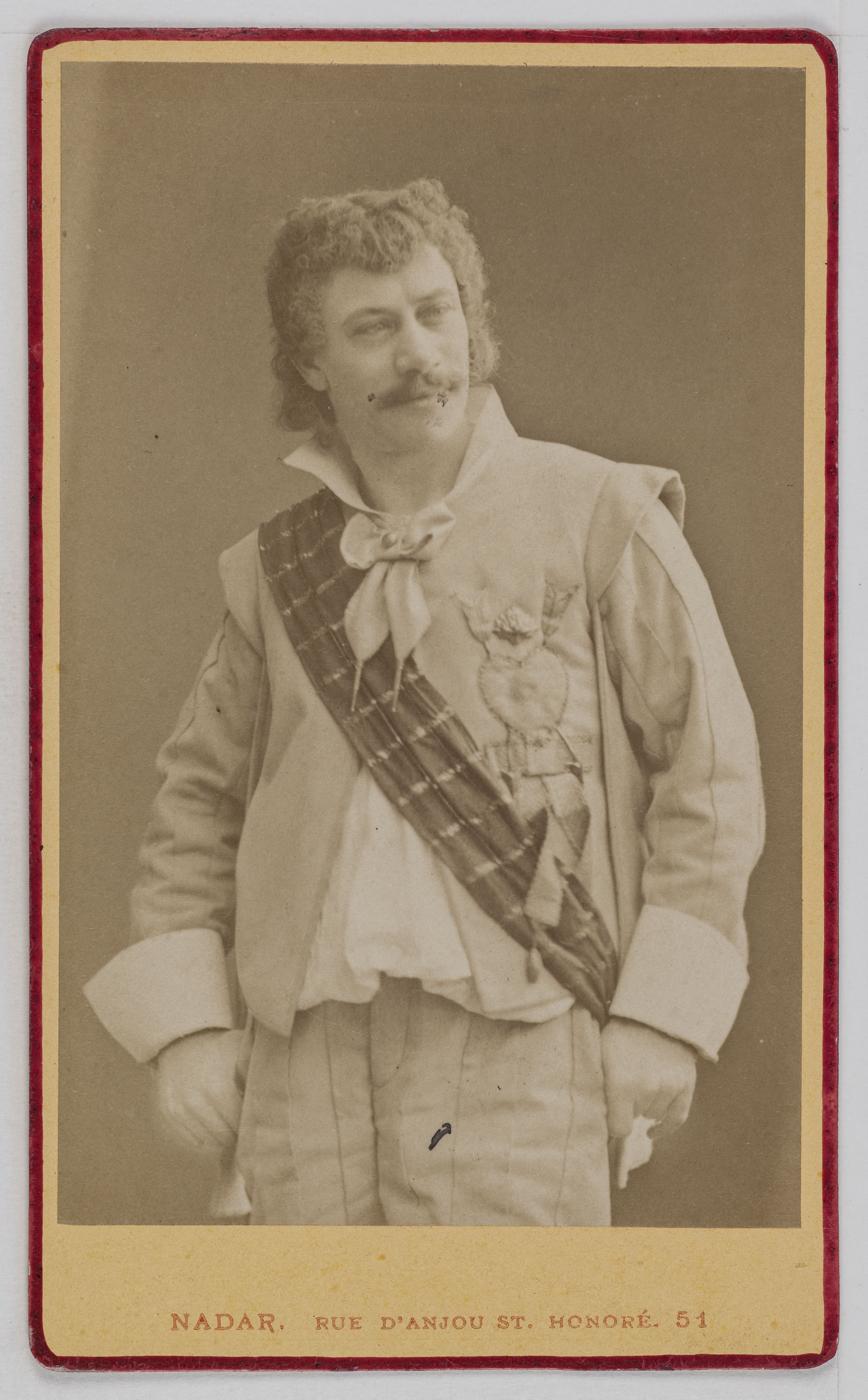 Atelier Nadar, Portrait d'Eugène Vauthier (1843-1911), chanteur d'opérette.