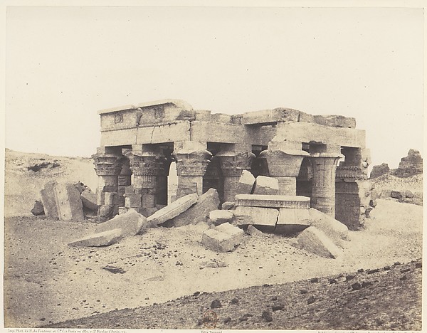 Félix Teynard, Kôm-Ombou (Ombos), Vue Générale des Ruines
