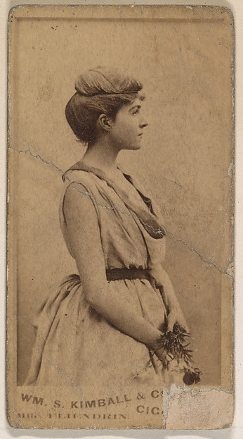 William S. Kimball & Company, Actress in profile, from the Actresses series (N203) issued by Wm. S. Kimball & Co.