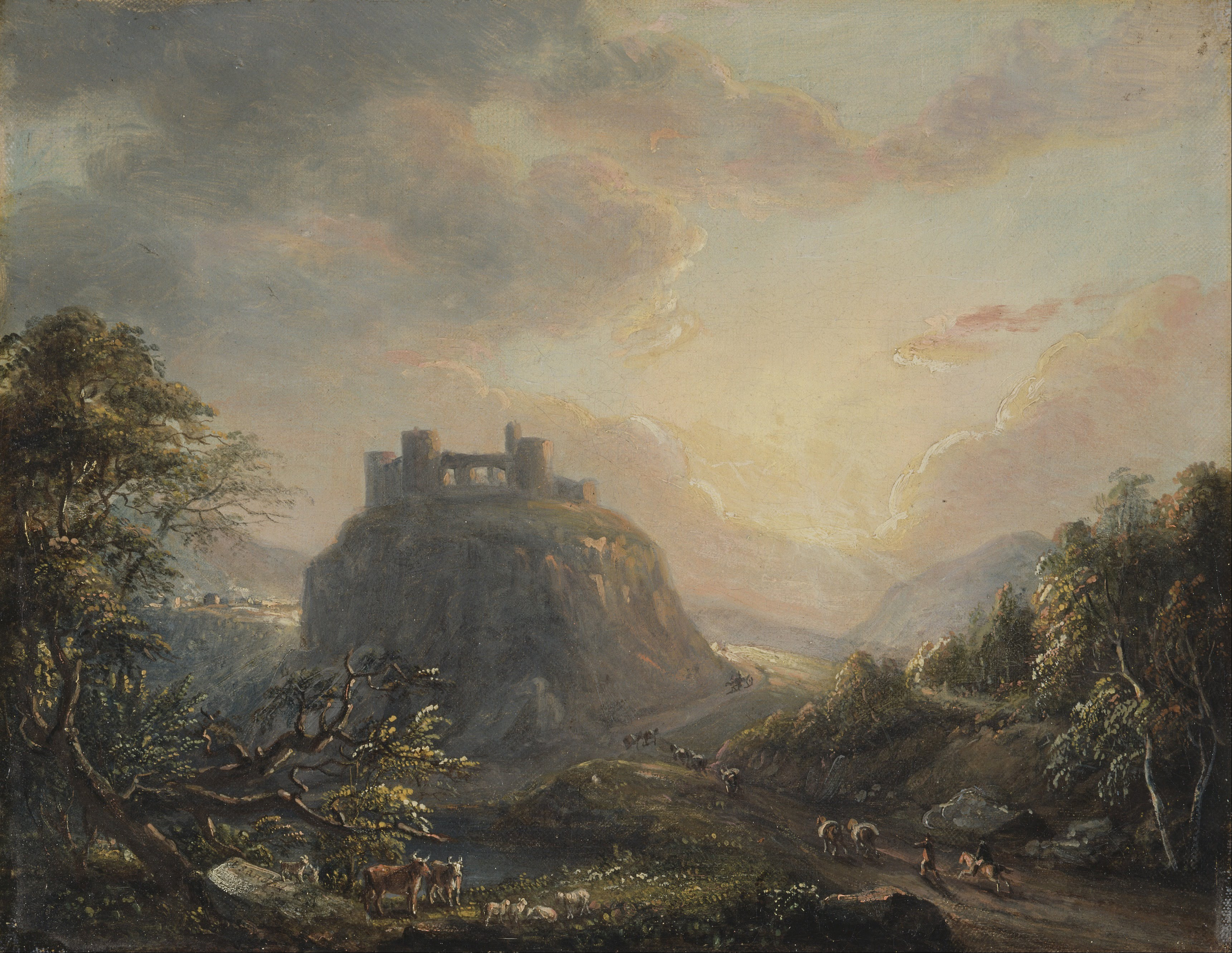 Paul Sandby, Landscape with a Castle
