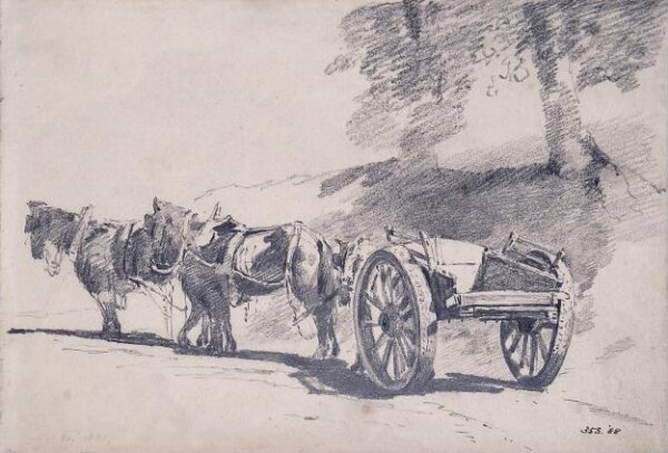 Constable, John (RA), A cart and horses