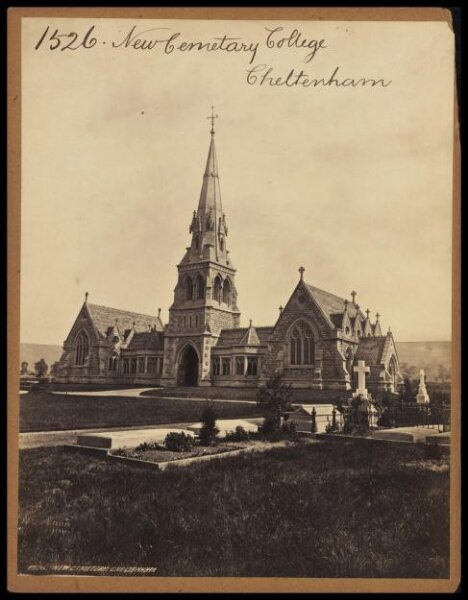 Francis Frith, New Cemetary College.  Cheltenham