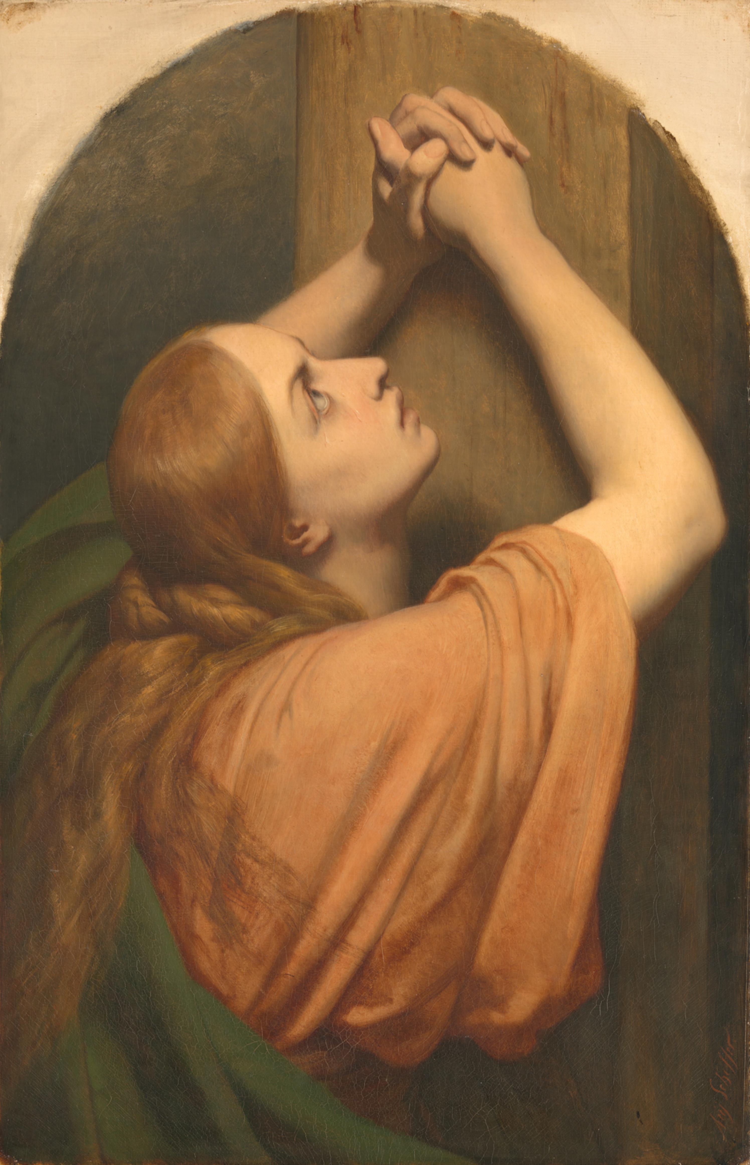 Ary Scheffer, Mary Magdalene at the foot of the cross