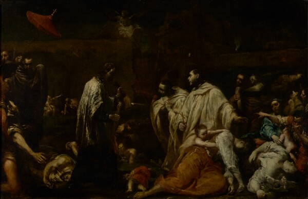Giuseppe Maria Crespi, Blessed Bernard Tolomei Interceding for the Cessation of the Plague in Siena