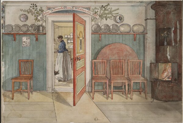 Carl Larsson, Gamla Anna. Ur Ett hem (26 akvareller)