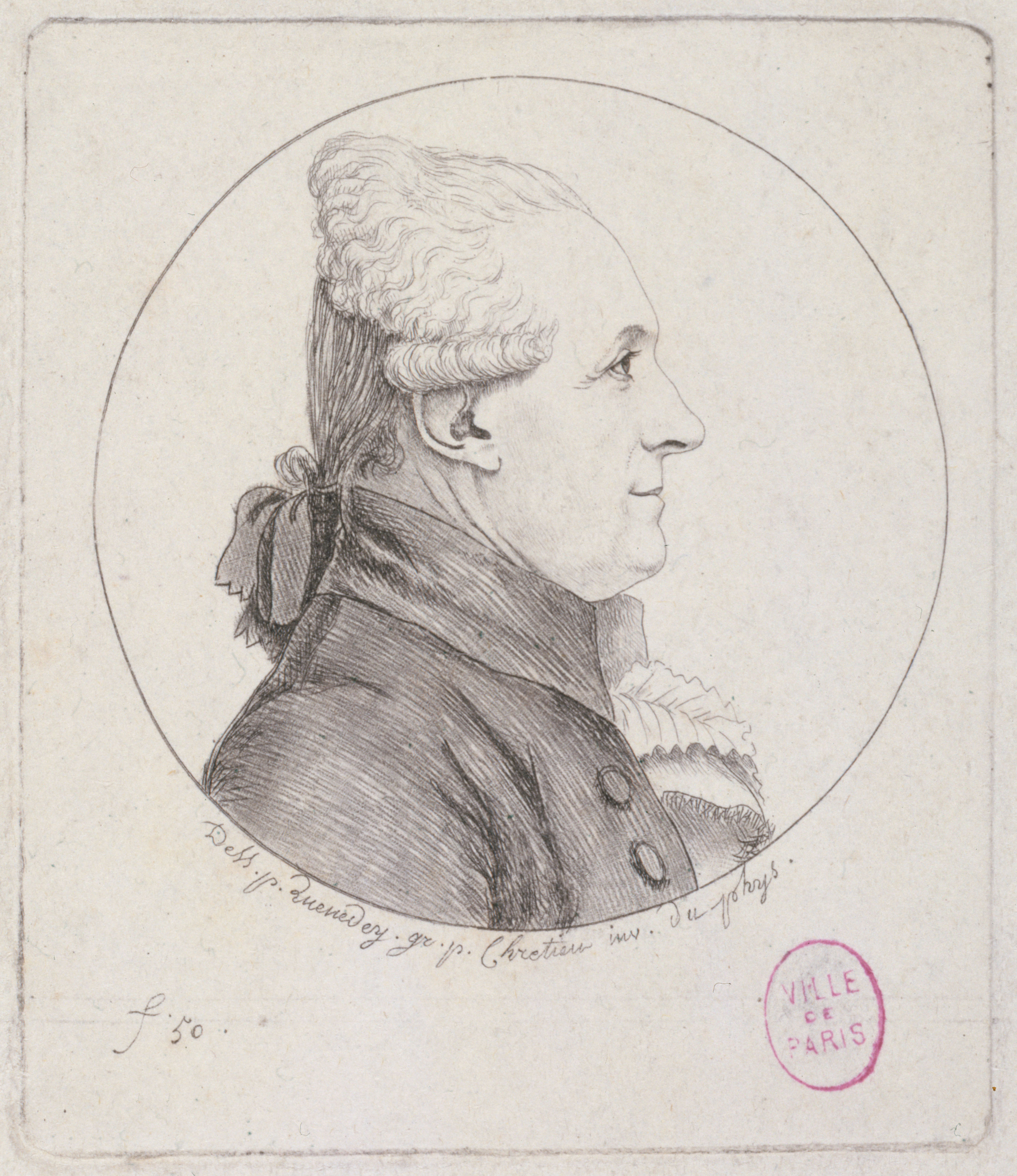 Edmé Quenedey, Portrait de Monsieur de Nairac