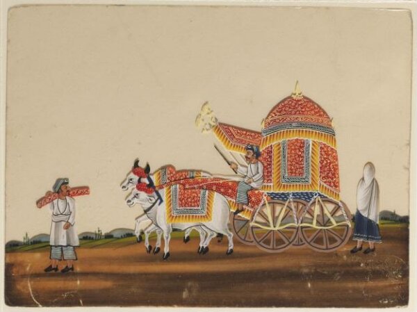 Unknown, One of forty paintings illustrating modes of transport, occupations, entertainers, ascetics and Muharram subjects.
