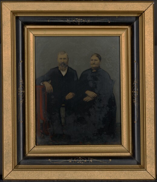 Unknown, [Portrait of seated couple]