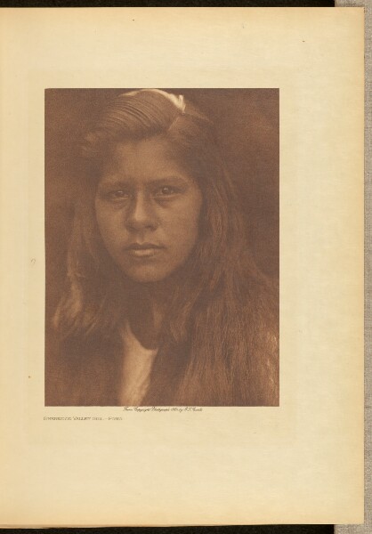 Edward S. Curtis, Sherwood Valley Girl - Pomo
