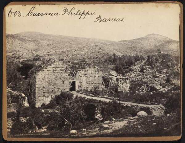 Francis Frith, Caesarea Philippi.  Baneas