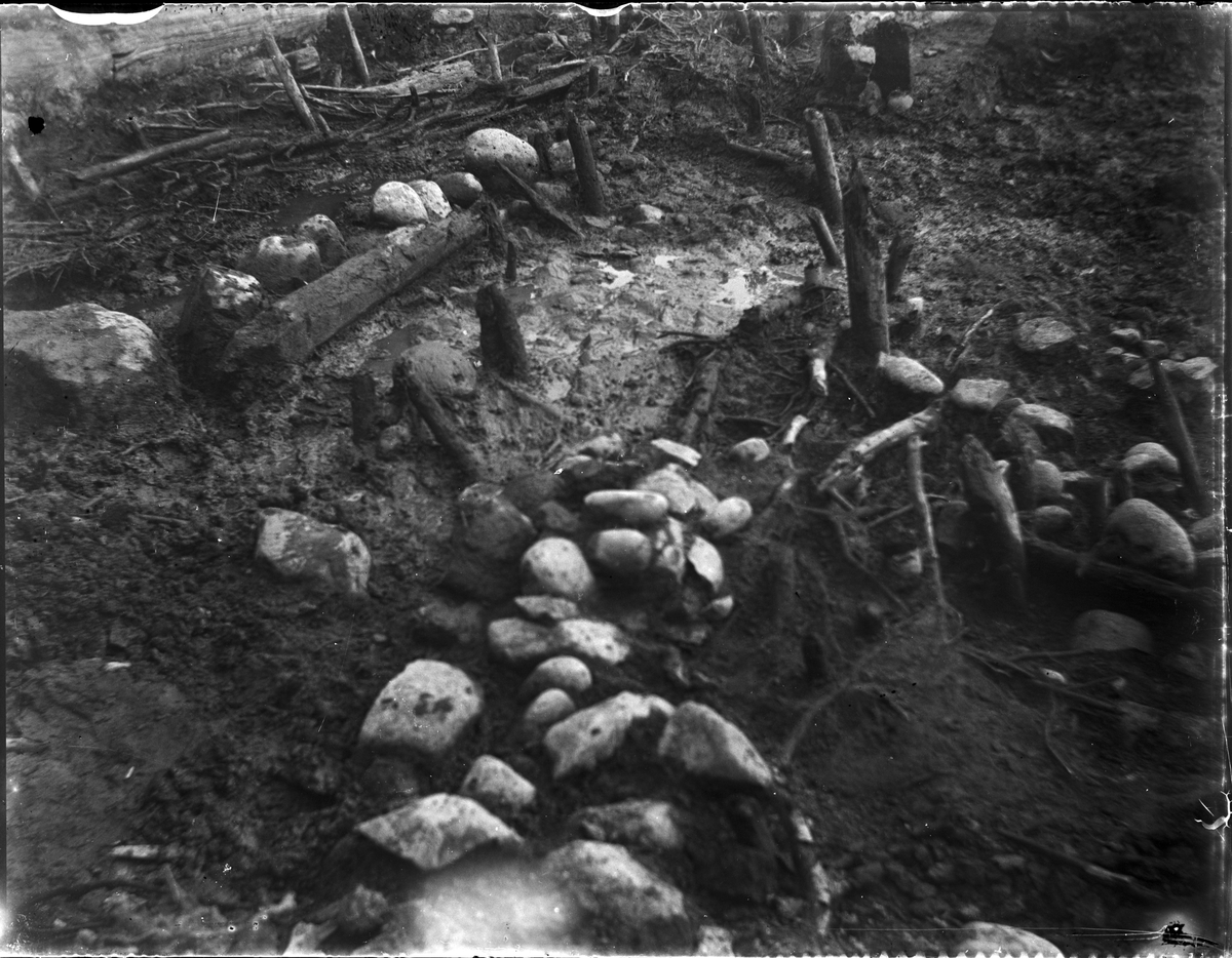 Okänd,, Archaeological excavation, Studentholmen, Uppsala 1907