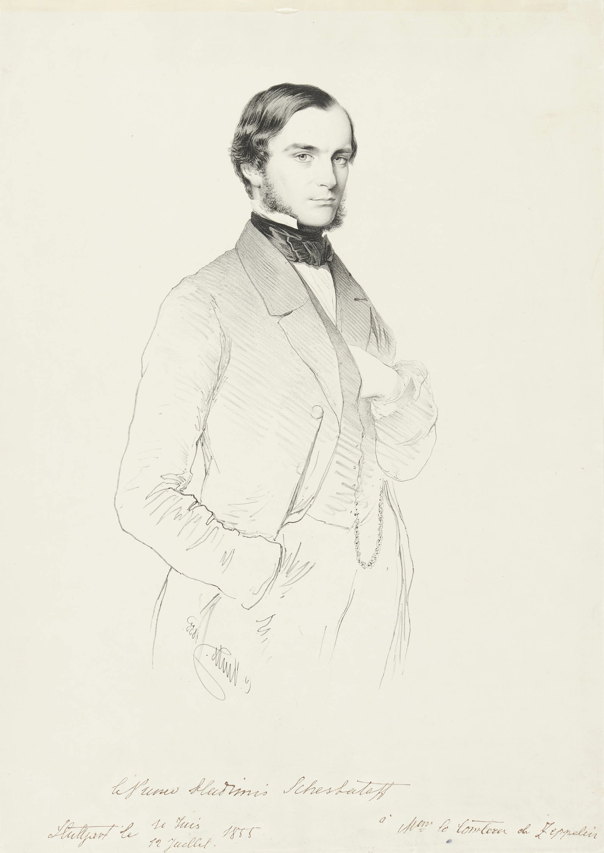Carl von Kurtz, Bildnis Fürst Wladimir von Scherbatoff