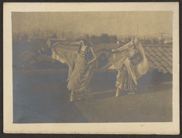Louis Fleckenstein, [Dancers on Rooftop]