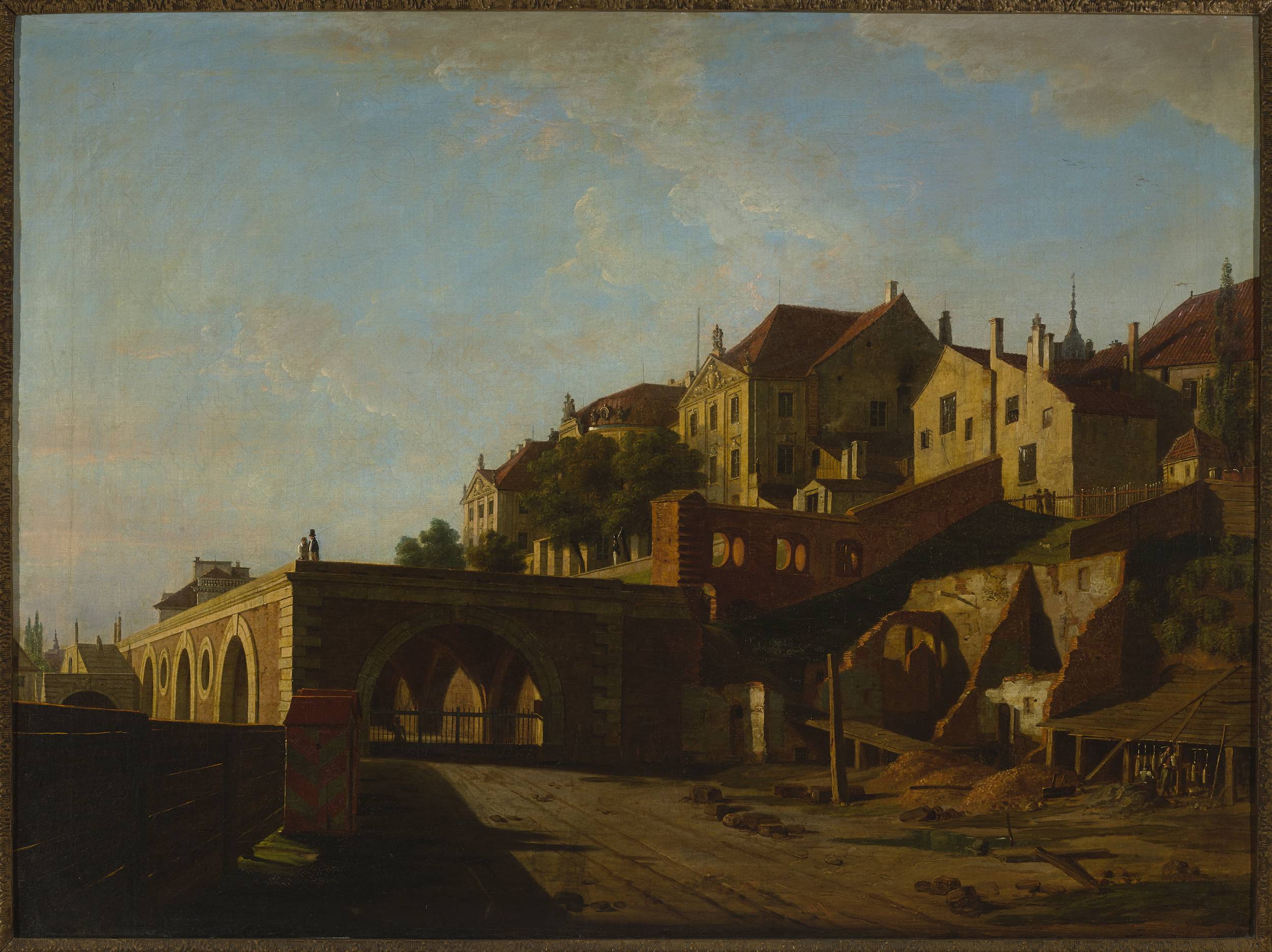 Marcin Zaleski, View of the castle from the north