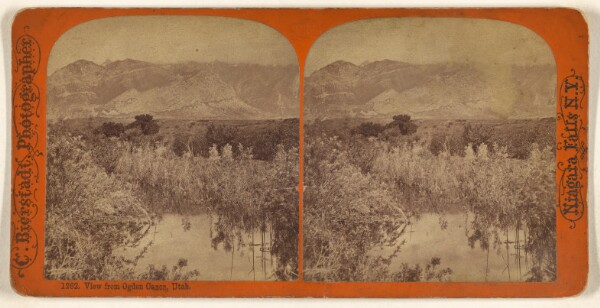 Charles Bierstadt, View from Ogden Canon, Utah.