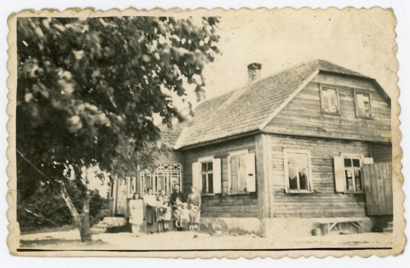 Nežinomas fotografas, Ūkininkės Onos Kairienės namas Šimaičių kaime