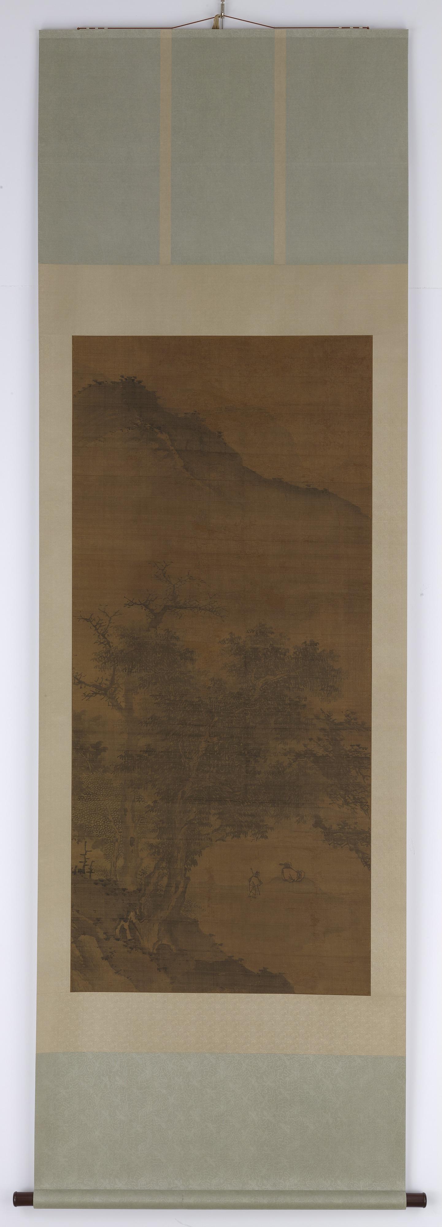 Style of Jiang Song, A scholar under trees looking into the distance