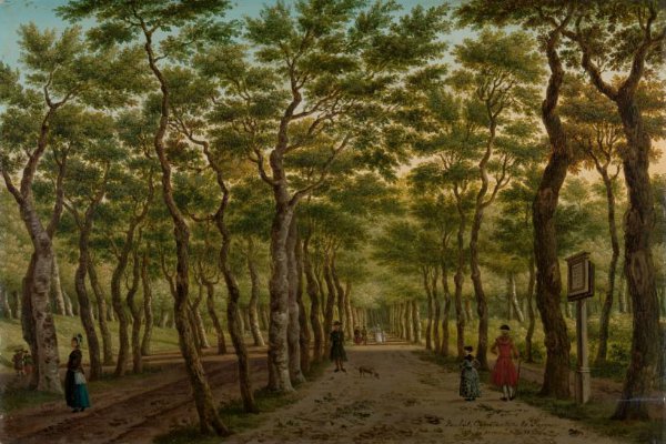 Paulus Constantijn la Fargue, Het Herepad in het Haagse Bos