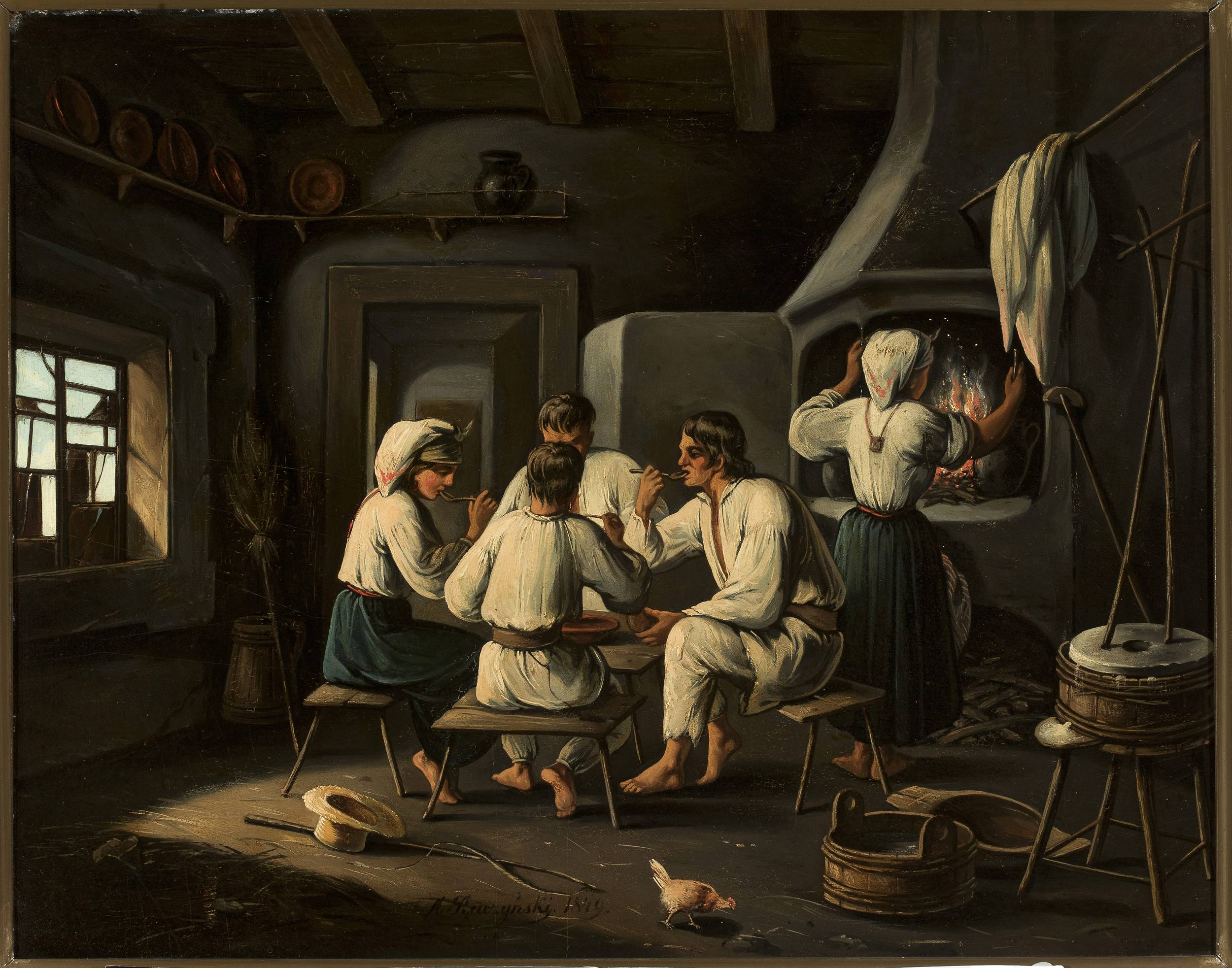 Aleksander Raczyński, In the servants’ chamber