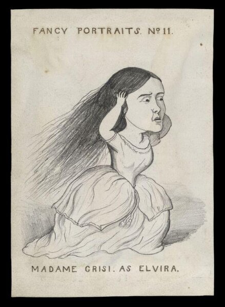 Unknown, Drawing of Madame Grisi