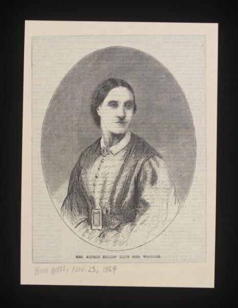 unknown, Mrs. Alfred Mellon (Late Miss Wollar)