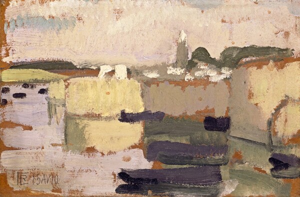 Roger de La Fresnaye, Village at the Water's Edge
