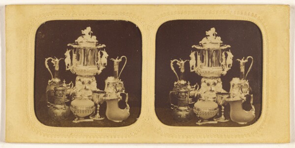 Unknown, [Display of fine silver]