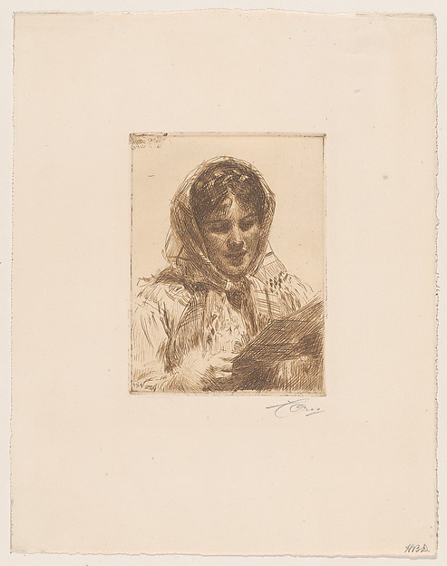 Anders Zorn, The Letter