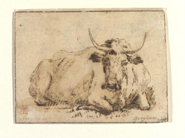Unknown, A Recumbent Cow