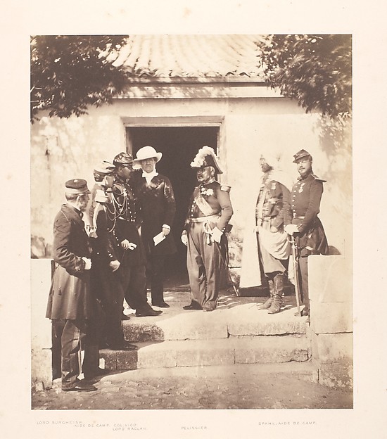 Roger Fenton, Group at Head Quarters