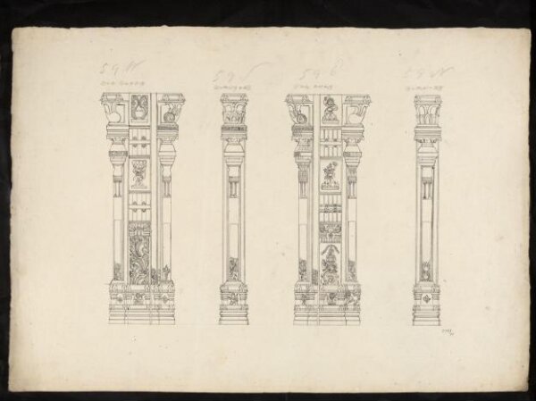 Unknown, Architectural drawing of Tirumala Nayak at Madura,