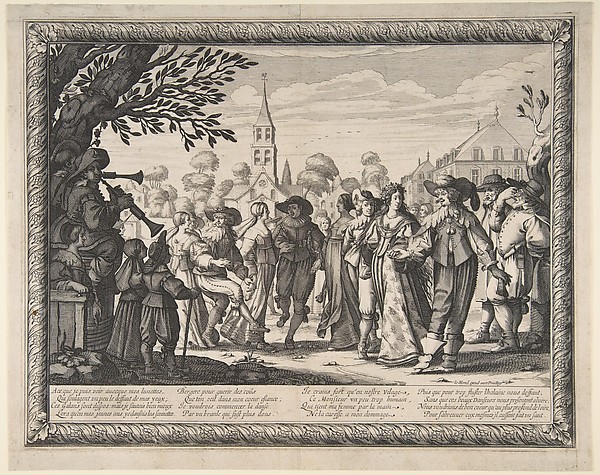 Abraham Bosse, Dance on the Village Square