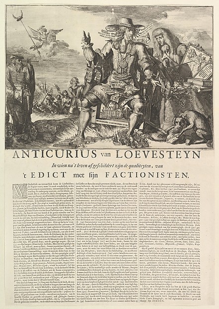 Romeyn de Hooghe, Anticurius van Loevesteyn