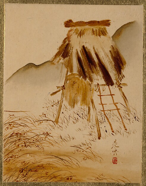 Shibata Zeshin, Rice-Drying Frame