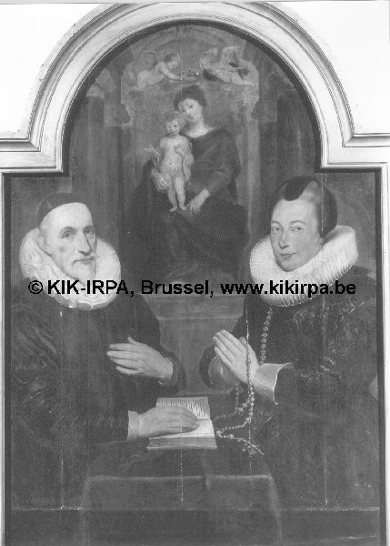 Simon de Vos, Donor and His Wife