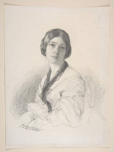 Franz Xaver Winterhalter, Portrait of Baroness Gudin, née Margareth Louis Hay