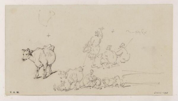George Chinnery, Grouped figures and animals