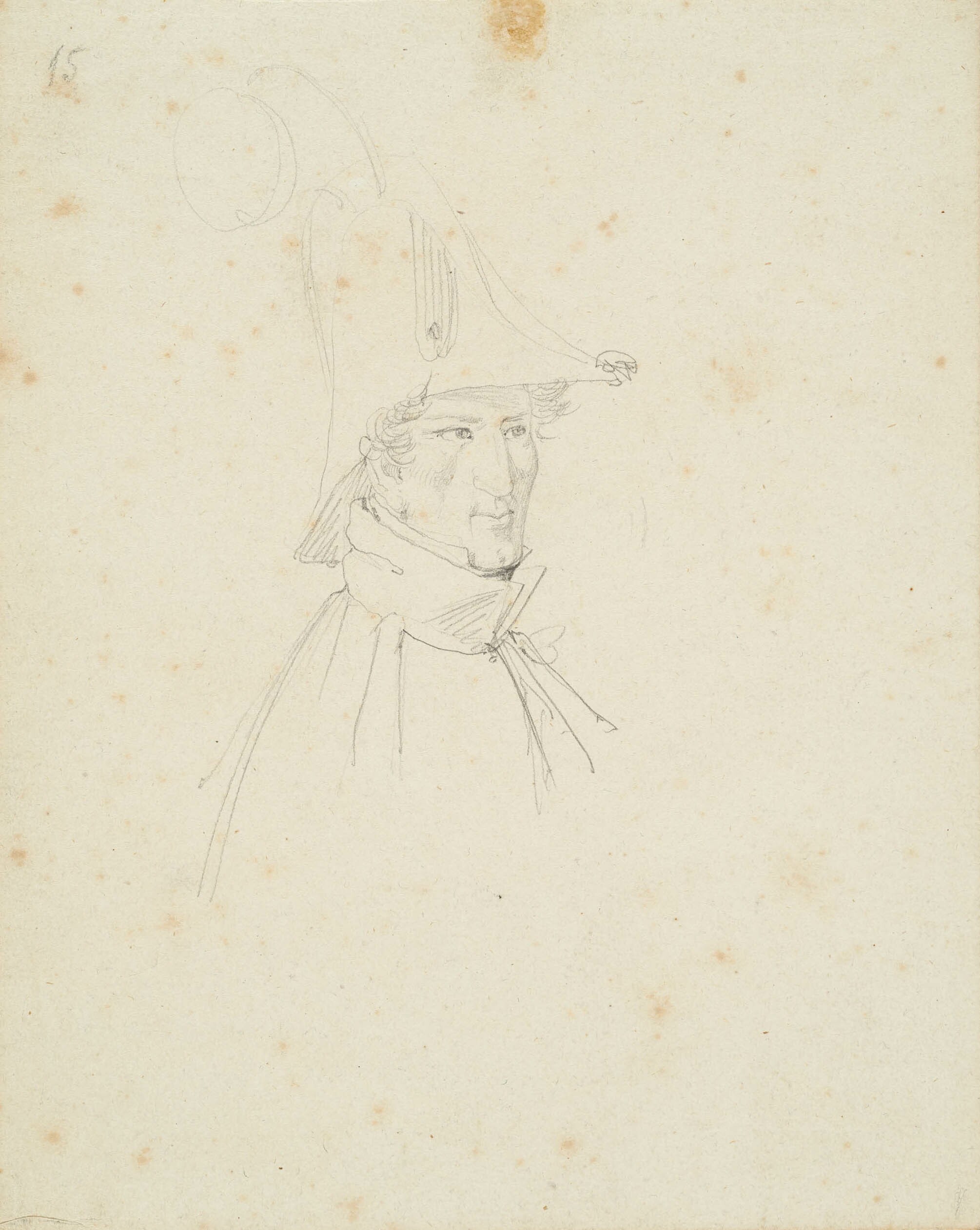 Joseph Joachim von Schnizer, Porträtskizze Graf von Mühlinnen
