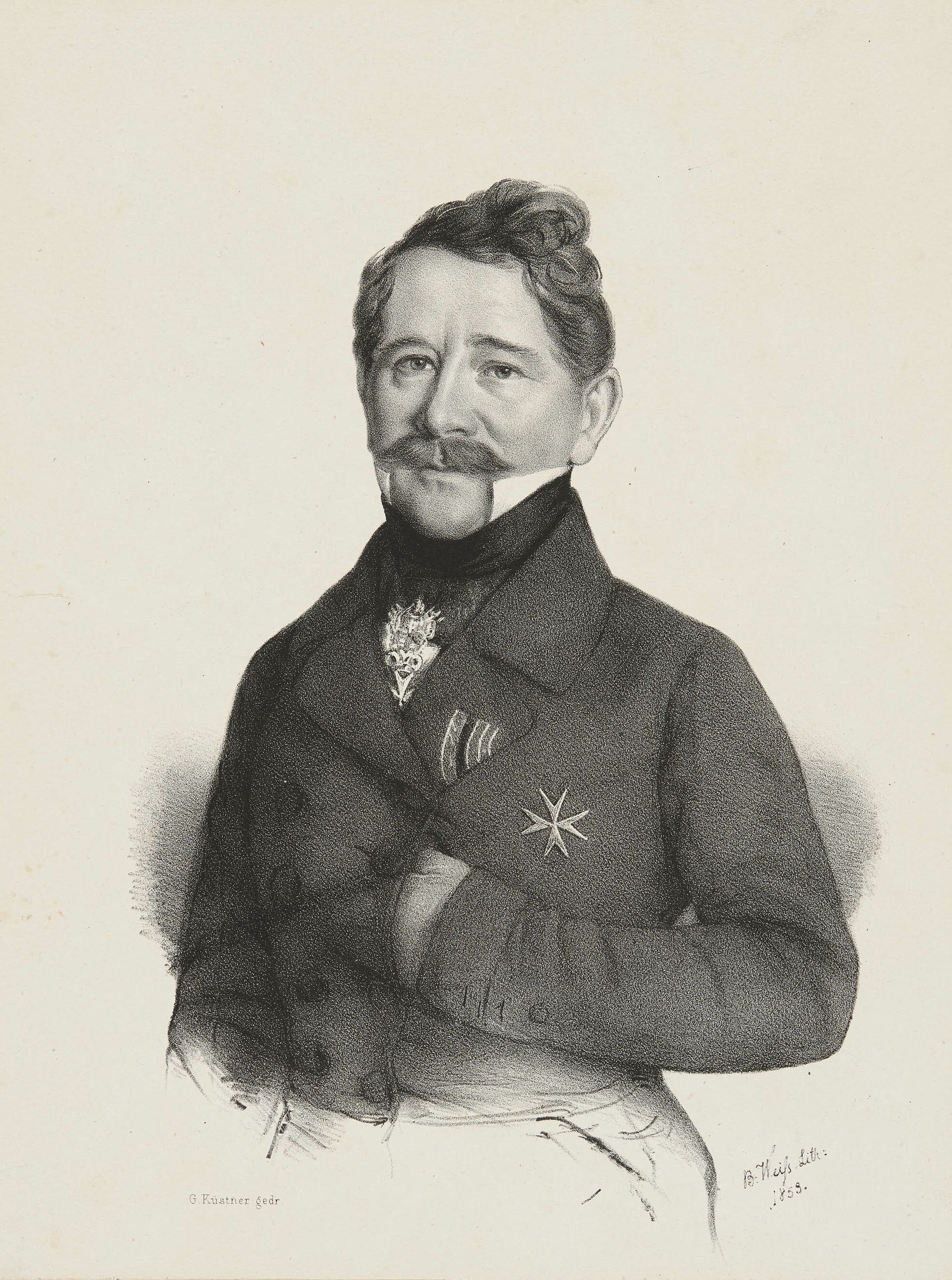 Bonaventura Weiss, Bildnis Freiherr Johann Georg von Cotta
