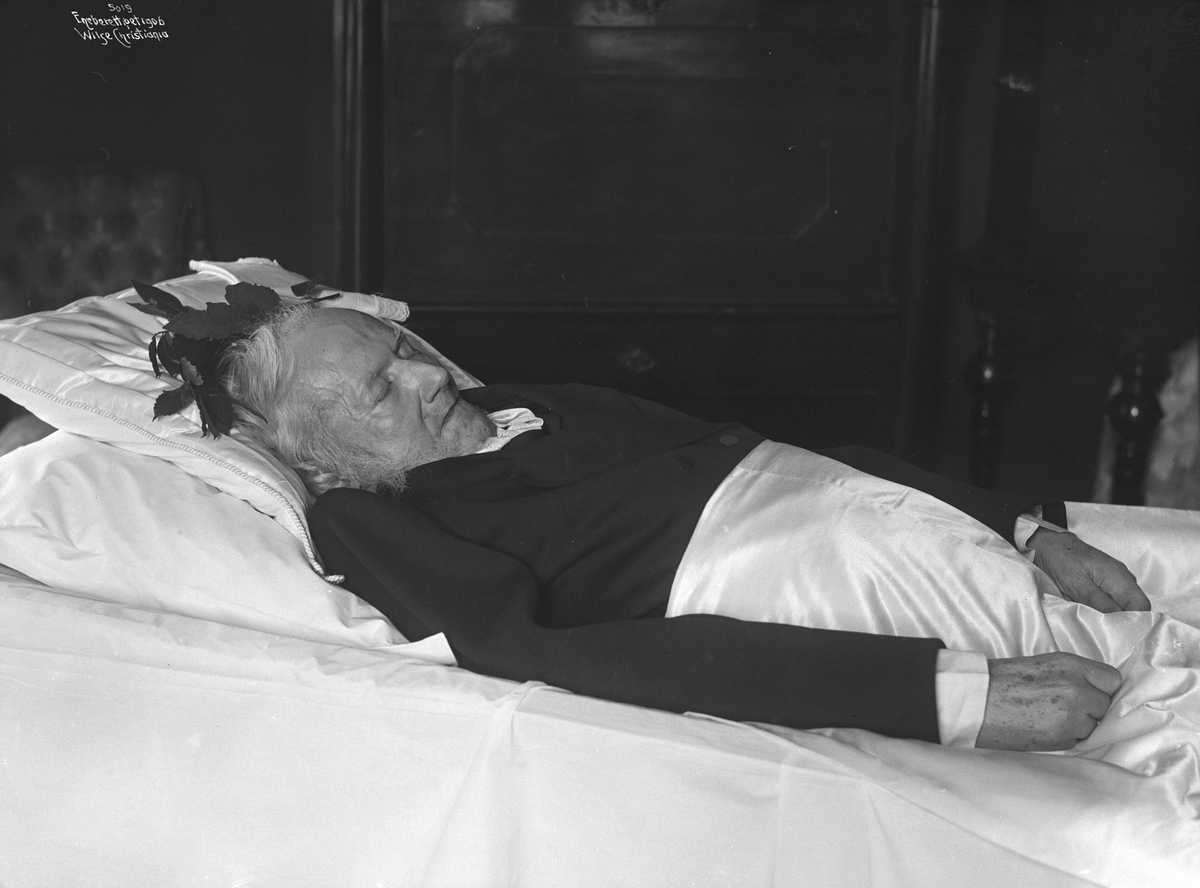 Anders Beer Wilse, Prot: Henrik Ibsens Lig død 23/5-06 25/5 1906