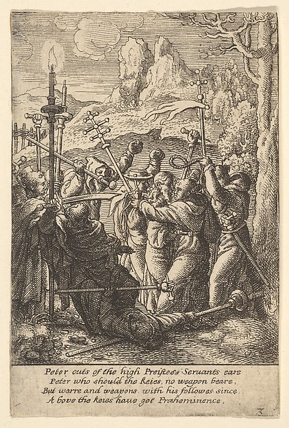 Wenceslaus Hollar, Jesus taken