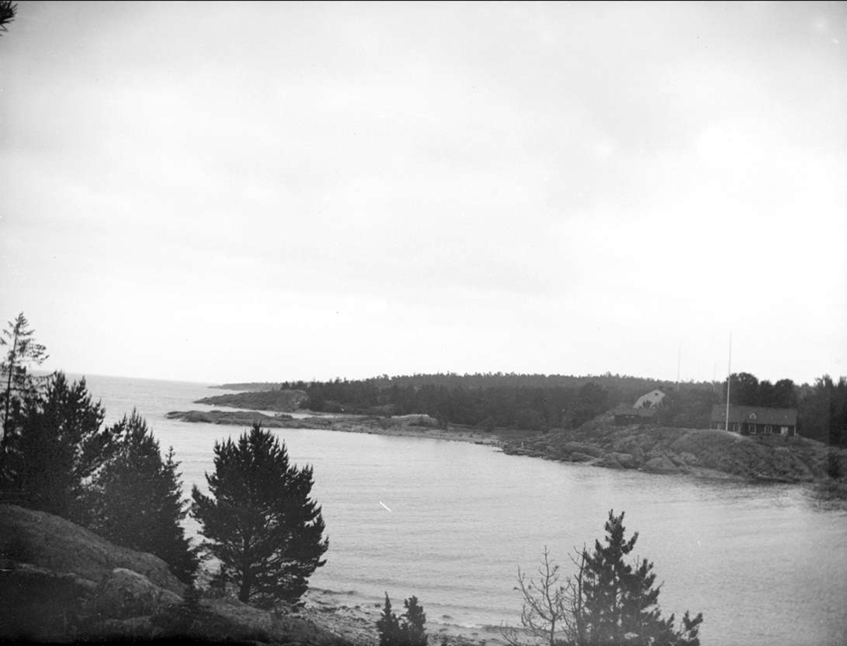 August Fredrik Schagerström, Havskust vid Grisslehamn, Väddö socken, Uppland juli 1915