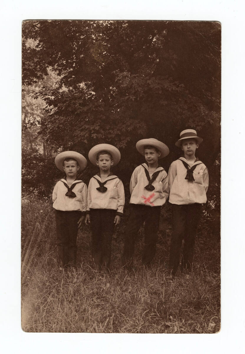 Anonym, Fotografie von Erich, Fritz, Kurt und Paul Erdmann